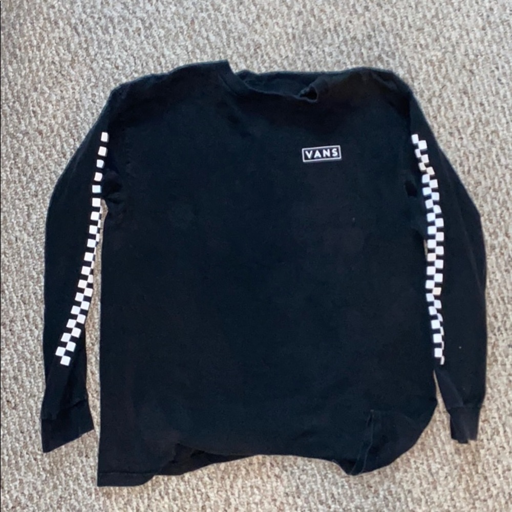 Checkerboard Vans Long Sleeve
